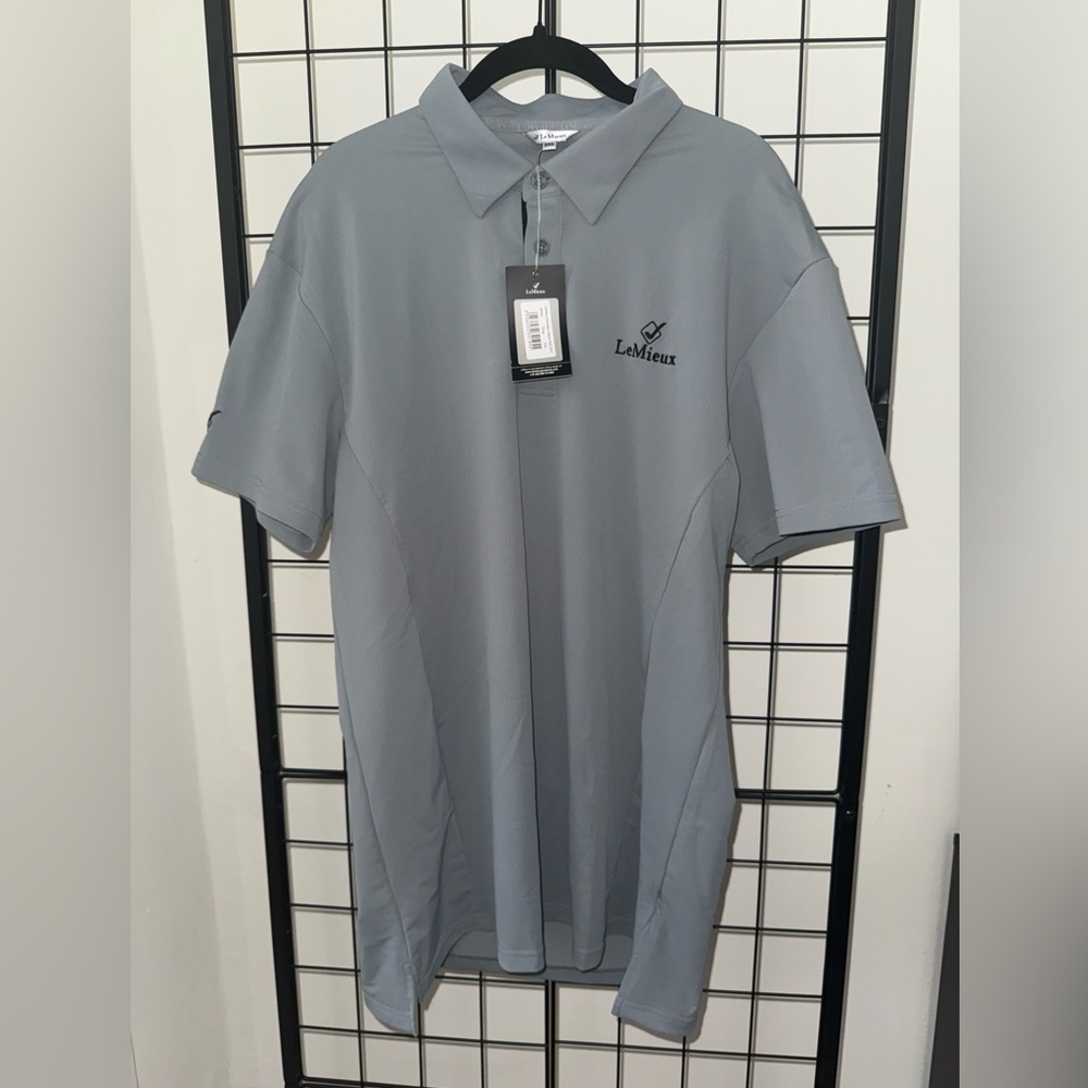 LeMieux Gray Polo Shirt for Men